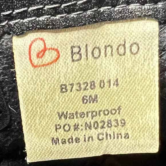 Blondo Dagger Waterproof Ankle Boots in Black Nubuck Leather - Picture 9 of 9